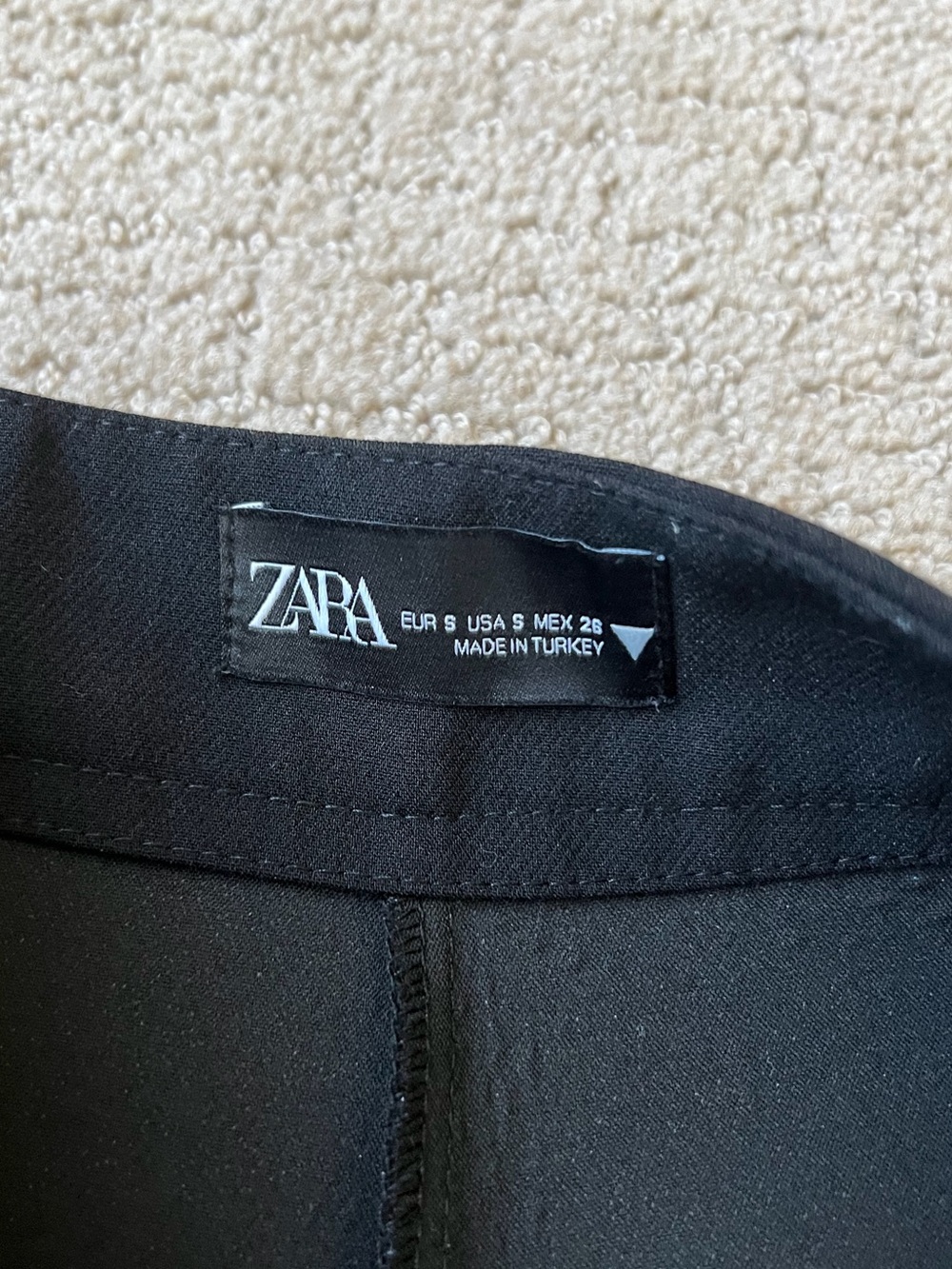 NWOT Zara Women’s Asymmetrical Mini Wrap Skort - Picture 4 of 10